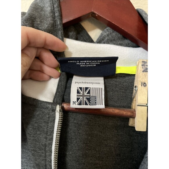 Psycho Bunny Gray V-Neck Sweater - Picture 6 of 12